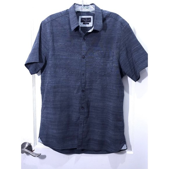 Across the Pond Other - Across the Pond Casual Shirt Short Sleeve Blue Large